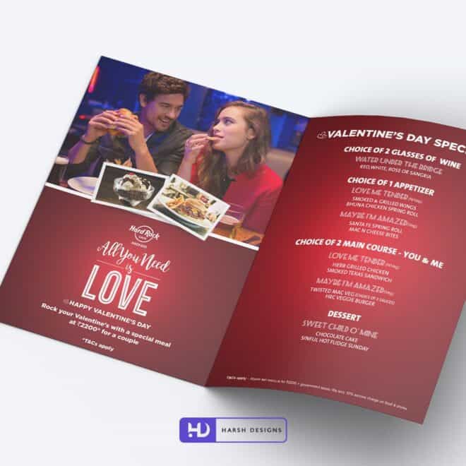Rock N Bowls - Hard Rock CAFE 2 - Brochure Design - Catalogue Design - Print Design - Corporate Identity and Business Stationery Design - Harsh Designs