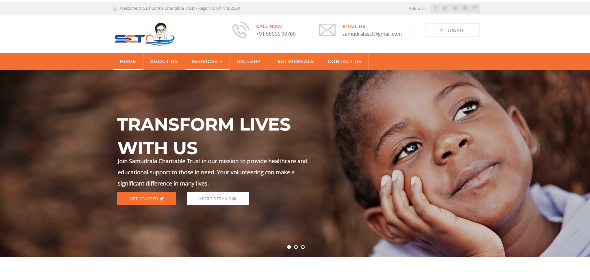 samudralacharitabletrust-web-development