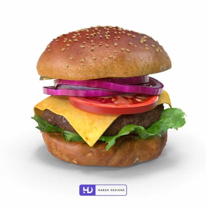 3D Modeling Burger