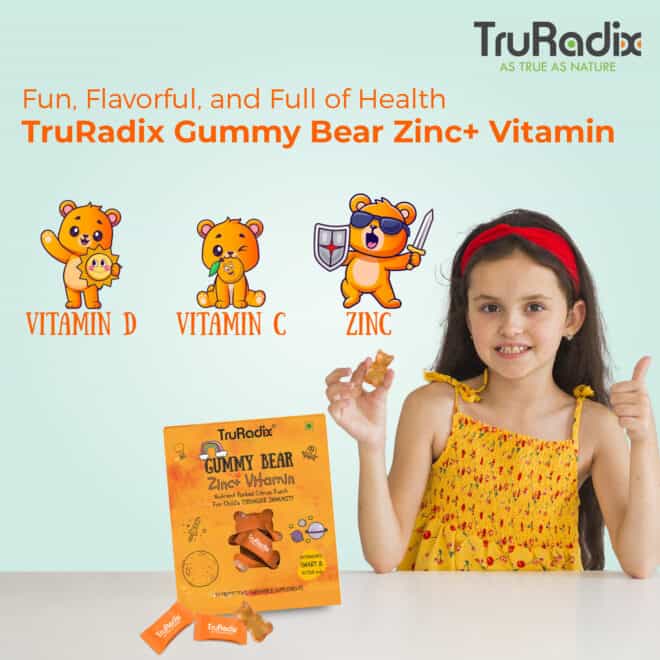 7-TruRadix Gummy Bear Zinc+ Vitamin