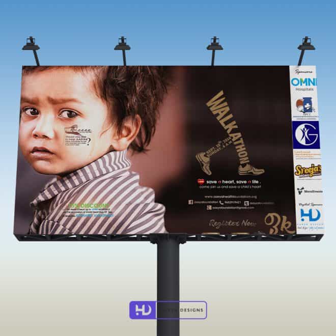 Aasya Foundation Billboard Design -3 - Brochure Design in Hyderabad - Brochure Design in Bangalore - Harsh Designs