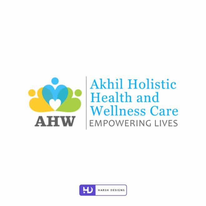 Akhil Holistic Health and Wellness Care- Hospital Logo - Corporate Logo Design - Graphic Designer Service in Hyderabad-2