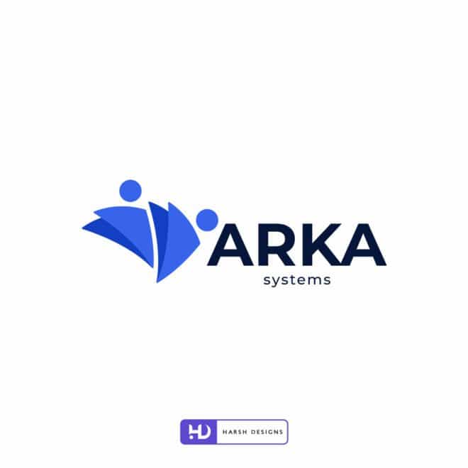 Arka System - Abstract Logo Design - IT Logo Design - Logo Design Service in Hyderabad-1