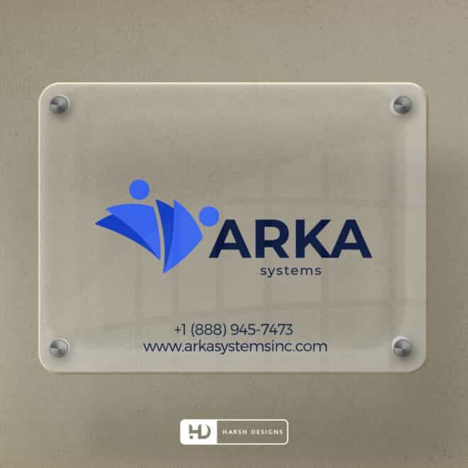 Arka System - Abstract Logo Design - IT Logo Design - Logo Design Service in Hyderabad-2