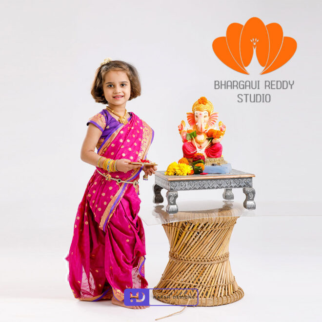 Bhargavi Reddy Studio abstract logo design and corporate branding created by Harsh Designs graphic designer service in Hyderabad, India (2)