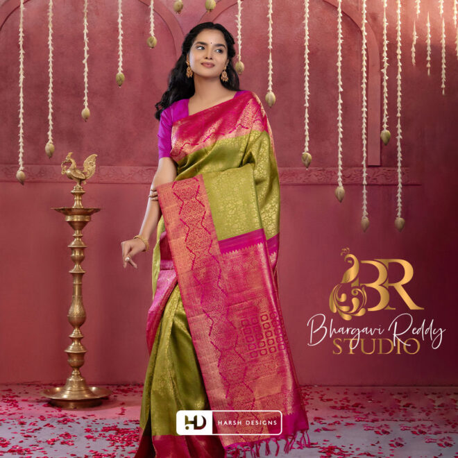 Bhargavi Reddy Studio monogram logo design and corporate branding created by Harsh Designs graphic designer service in Hyderabad, India (1)