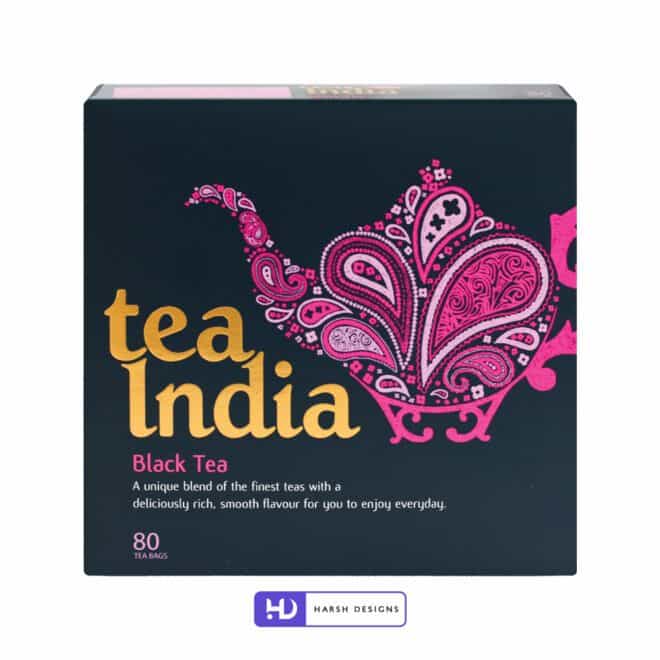 Black Tea Bags Product Design - Product Design Service in Hyderabad - Package Design Service in Hyderabad - Label Design Service in Hyderabad-3