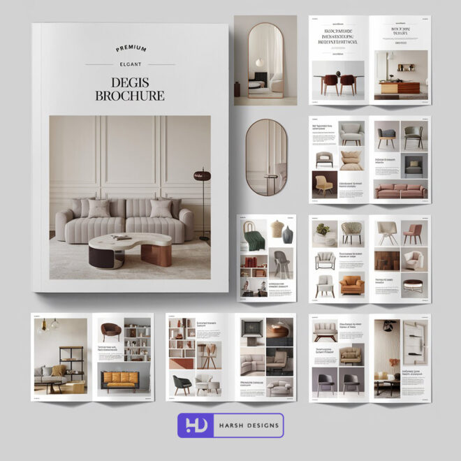 Brochure Design in Hyderabad - Brochure Design for Premium Indoor Furniture - Brochure Design in India-69