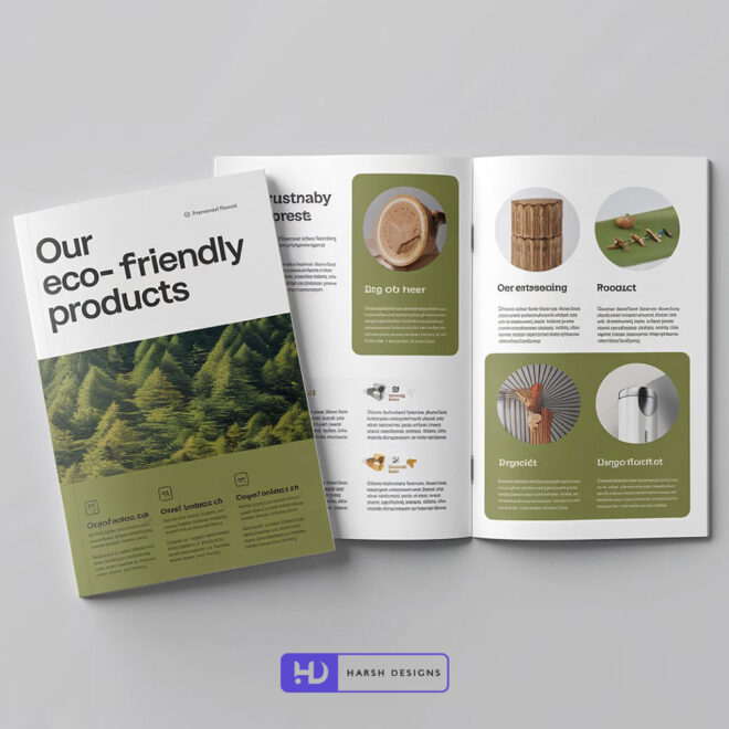 Brochure Design in Hyderabad – Brochure Design for Eco Friendly Products – Brochure Design in India – Catalogue Design in India