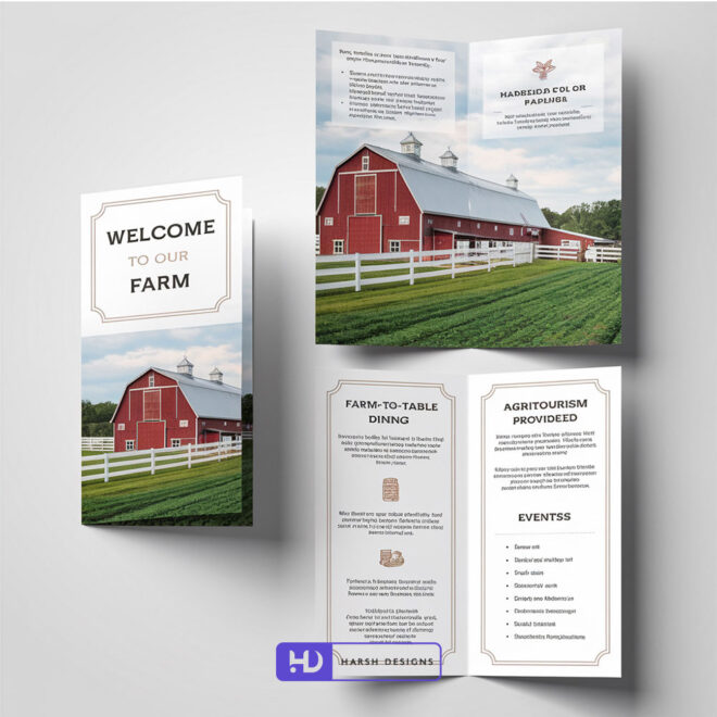 Brochure Design in Hyderabad – Brochure Design for Farm – Brochure Design in India – Catalogue Design in India