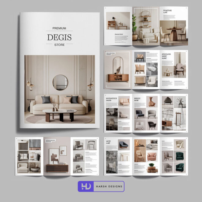 Brochure Design in Hyderabad – Brochure Design for Premium Indoor Furniture – Brochure Design in India – Catalogue Design in India (2)