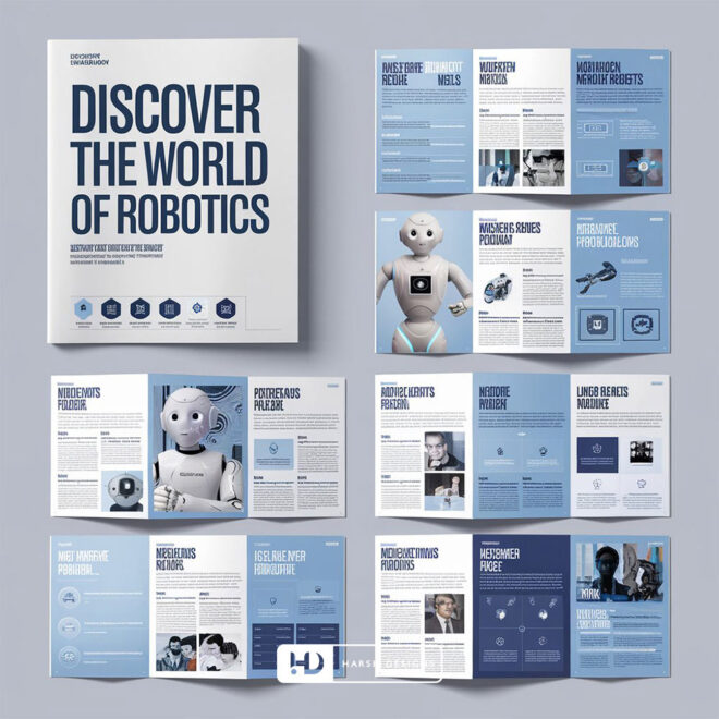 Brochure Design in Hyderabad – Brochure Design for Robotics – Brochure Design in India – Catalogue Design in India