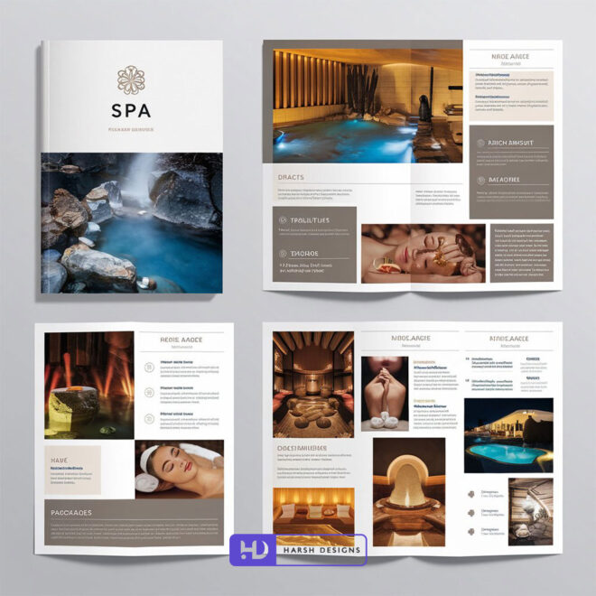 Brochure Design in Hyderabad – Brochure Design for SPA – Brochure Design in India – Catalogue Design in India