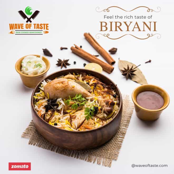 Chicken Biryani Social Media Creative Ad - Social Media Marketing in Hyderabad - Social Media Marketing In Bangalore - Social Media Marketing in India