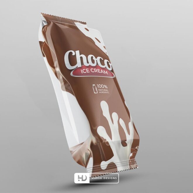 Choco Ice Cream Wrapper Packaging Design, Product Design in Hyderabad, Package Design and Graphic Design Service in Bangalore (1)