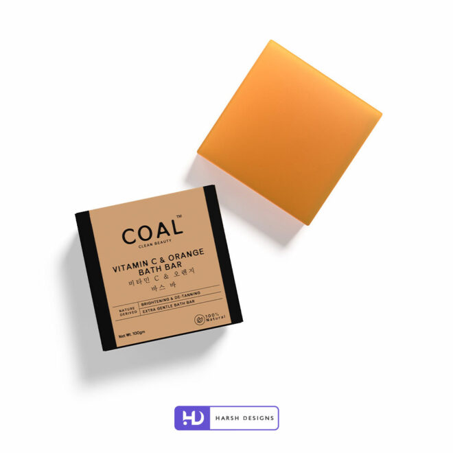 Coal Clear Beauty Bath Bar Soap 3D Product Packaging Visualization Harsh Designs 3D Modeling Packaging Service in India (1)