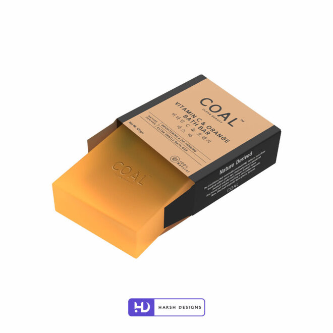 Coal Clear Beauty Bath Bar Soap 3D Product Packaging Visualization Harsh Designs 3D Modeling Packaging Service in India (2)