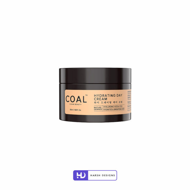 Coal Hydrating Day Cream 3D Product Packaging Visualization Harsh Designs 3D Modeling for Product Packaging Service in India (1)