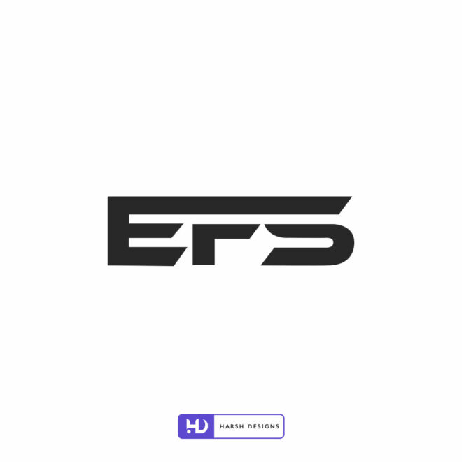 EFS mechanic monogram logo design for automobile and corporate branding created by Harsh Designs graphic designer service in Hyderabad, India (2)