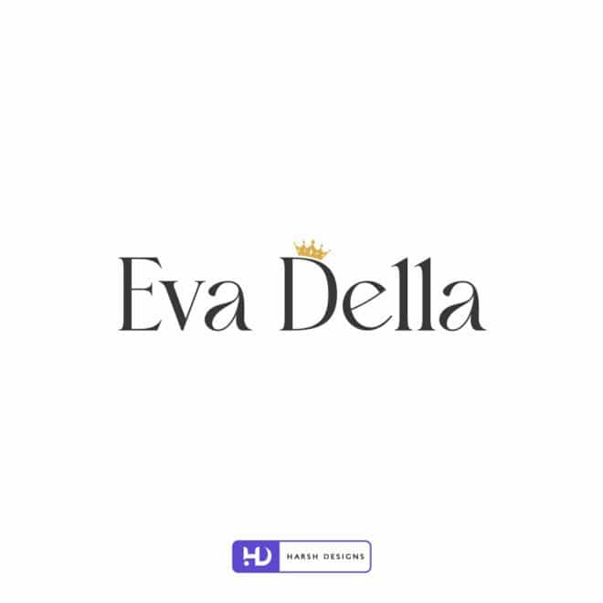 Eva Della - WordMark Logo Design - Jewellery Logo Design - Logo Design Service in Hyderabad-1
