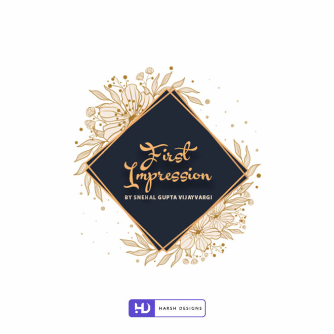 First Impression by Snehal Gupta Vijayvargi gift logo design with emblem label concept for surprise branding created by Harsh De (2)