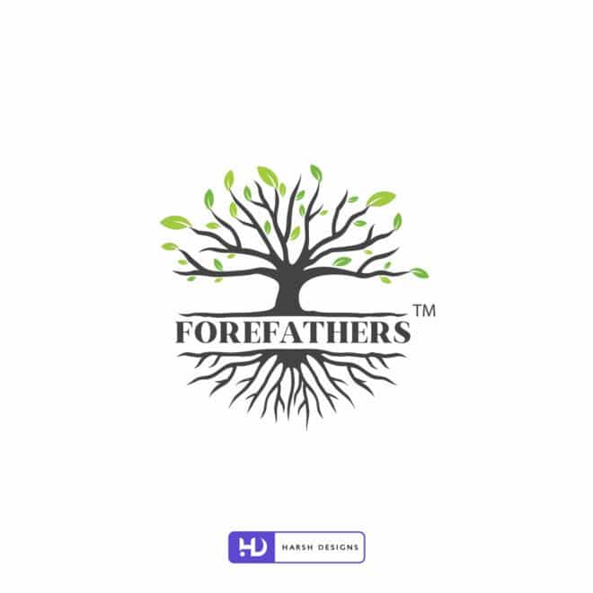 Forefathers - Herbal Logo Design - Pictorial Mark Logo Design - Nature Logo Design - Corporate Logo Design - Graphic Designer Service in Hyderabad-2
