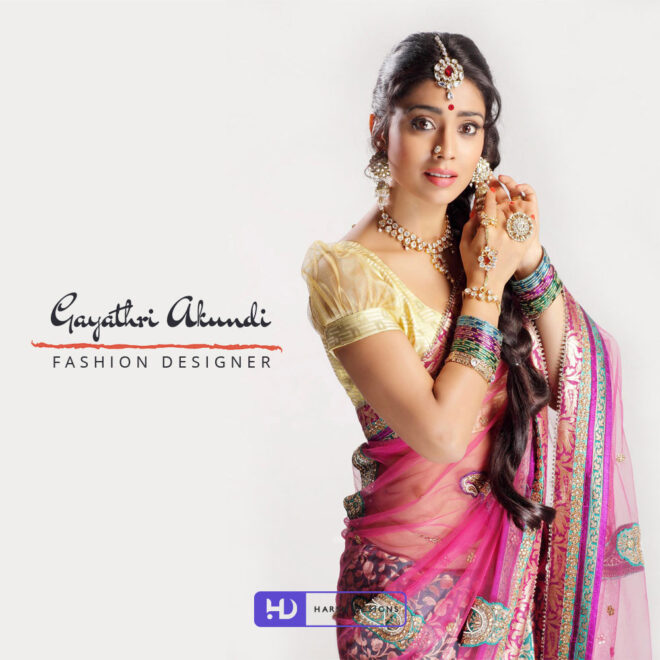 Gayathri Akundi fashion designer wordmark logo design for traditional Indian saree branding created by Harsh Designs graphic des (1)