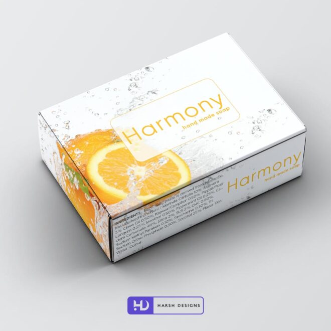 Harmony Soap Outer Box Packaging Design, Product Design in Hyderabad, Package Design and Graphic Design Service in Hyderabad (1)