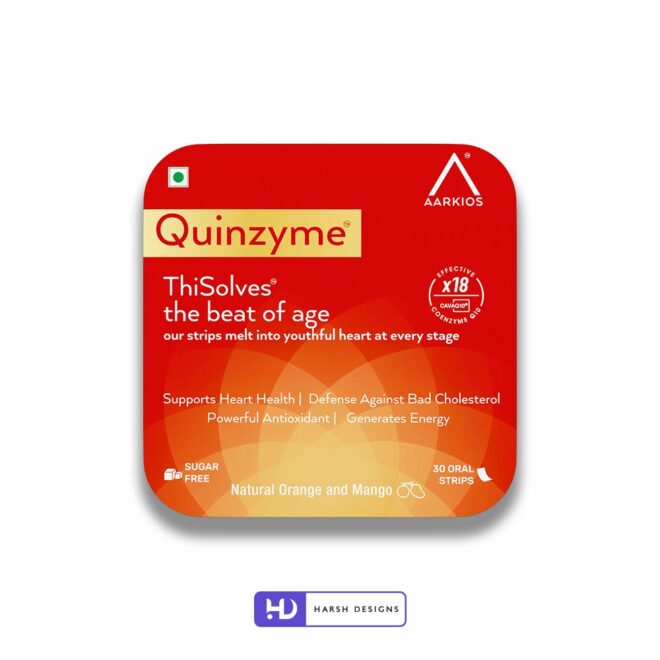 Health Aid Aarkios Quinzyme Oral Strips Tin Box Design, Product Design, Package Design and 3D Modeling Service in Hyderabad (2)