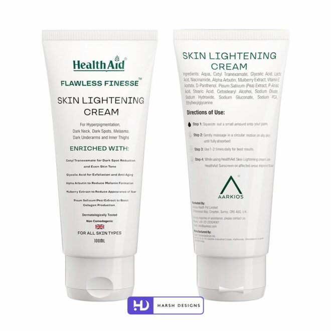 Health Aid Sunscreen Outer Box and Tube Design, Product Design, Label Design and Packaging Design Service in Hyderabad (4)