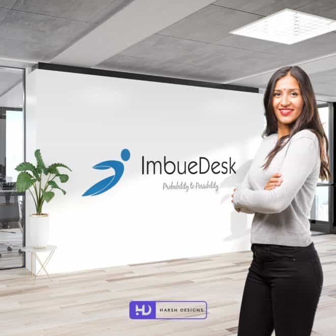 ImbueDesk Propability to Posability - Informatonal Technology Logo - Abstract Logo Design - Web development Logo Design - Corporate Logo Design - Graphic Design Service in Hyderabad - Logo Design Service in Hyderabad