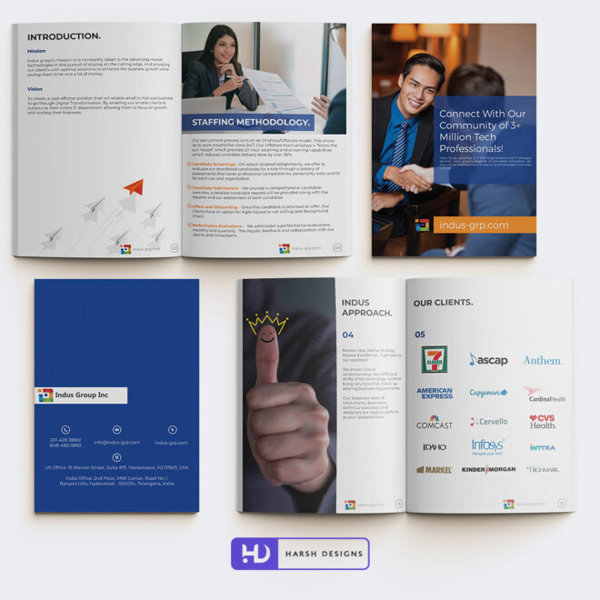 Indus Group Brochure Design in Hyderabad – Brochure Design in Bangalore – Brochure Design in India – Catalogue Design in India