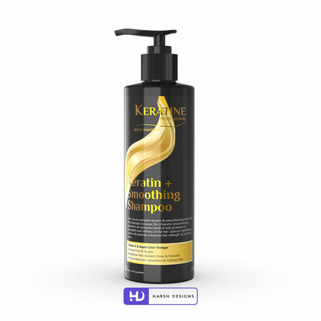 Keratin Shampoo 3D Product Packaging Visualization Harsh Designs 3D Modeling for Product Packaging Design Service in Hyderabad (3)