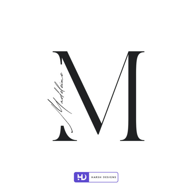 Madeleine - Monogram Design - Signature Logo Design - Corporate Logo Design - Logo Design Service in Hyderabad-2