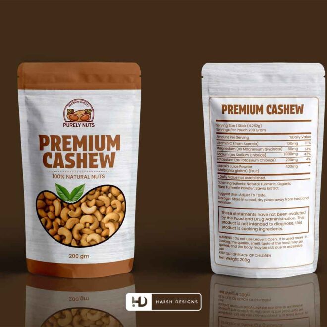 Premium-Cashews-Pouch-Packaging-Design,-Product-Design,-Package-Design-and-3D-Modeling-Service-in-Hyderabad