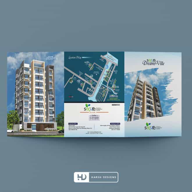 Real Estate Brochure Design 4 - Brochure Design in Hyderabad - Brochure Design in Bangalore - Brochure Design in India
