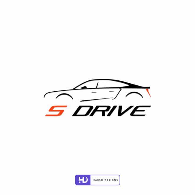 S Drive - Car Logo Design - Driving School Logo Design - Abstract Logo Design - Indian Logo Design - Corporate Logo Design - Graphic Designer Service in Hyderabad-2