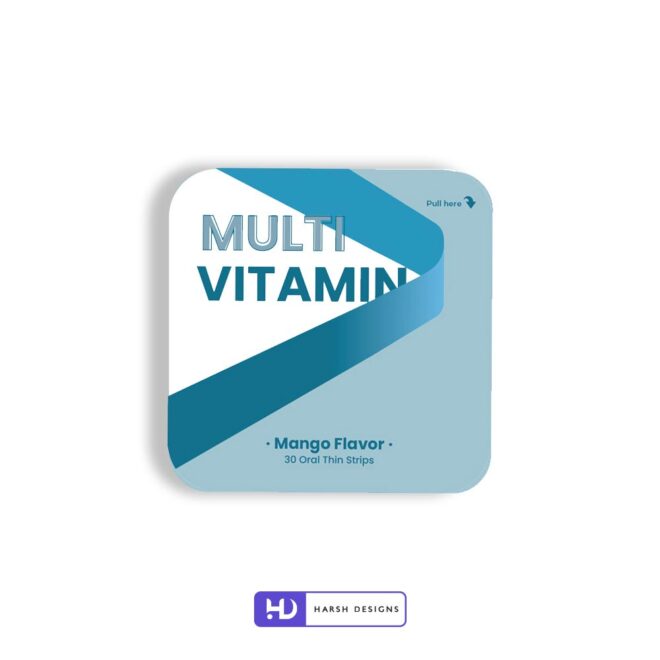 ThinSol Multi-Vitamin Packaging Design, Product Design, Package Design and 3D Modeling Service in Hyderabad