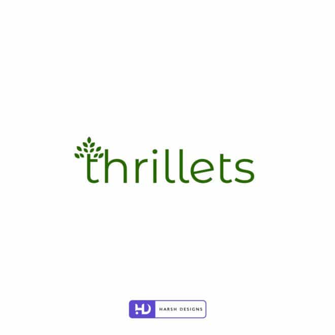 Thrillets - WordMark Logo Design - Millets Logo Design - Logo Design Service in Hyderabad-1