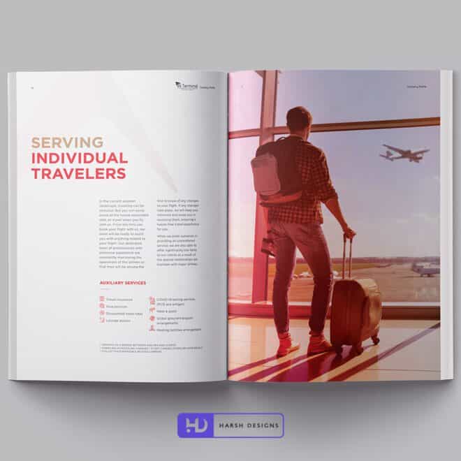 Traveling Brochure Design 3 - Brochure Design in Hyderabad - Brochure Design in Bangalore - Brochure Design in India