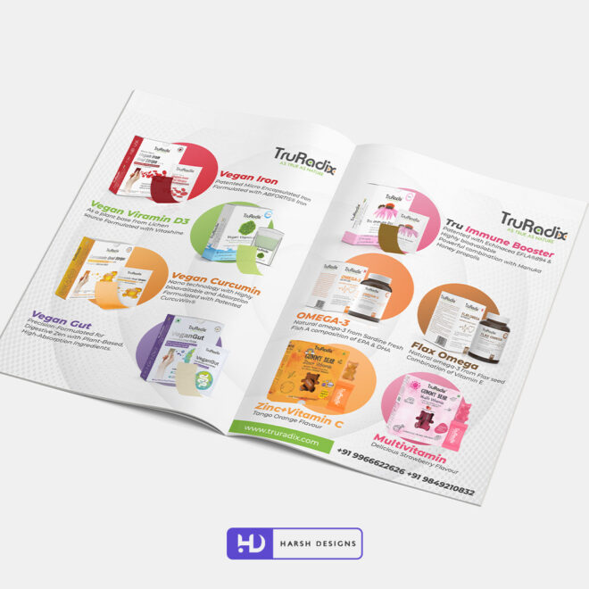 TruRadix Brochure Design 1 - Corporate Identity and Business Stationery Design - Harsh Designs