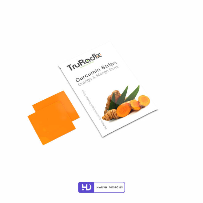 TruRadix CUrcumin Oral St 3D Product Packaging Visualization Harsh Designs 3D Modeling for Product Packaging Design Service in Hyderabad