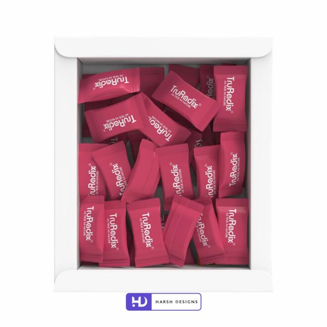 TruRadix Gummy Bear Multi-Vitamin Outer Box Packaging Design, Product Design, Package Design and 3D Modeling Service in Hyderabad (2)