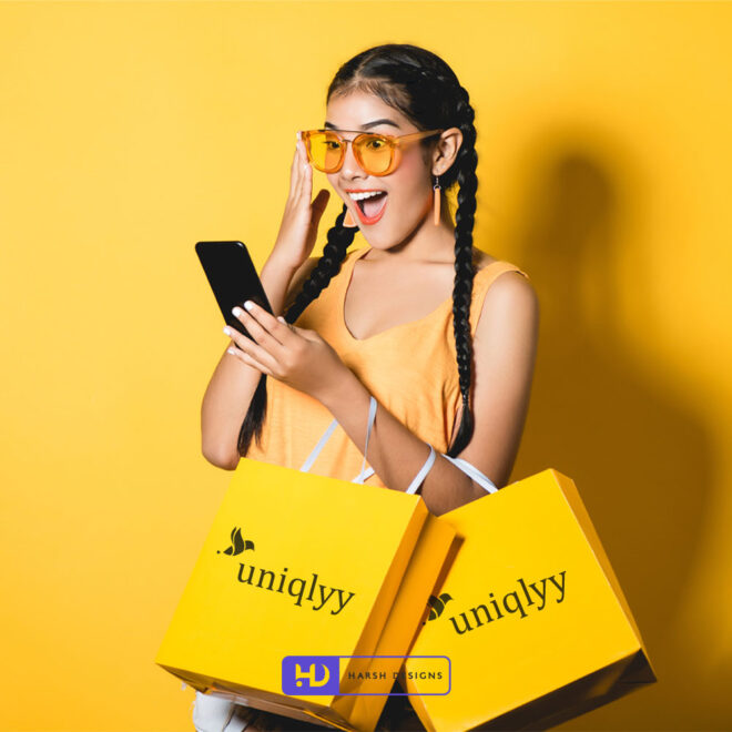 Uniqlyy online ecommerce pictorial mark logo design with hummingbird concept for shopping and nature-inspired branding created b (1)