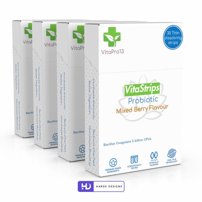 Vita Strips Dissolve Oral Strips 3D Product Packaging Visualization Harsh Designs 3D Modeling Packaging Service in India (11)