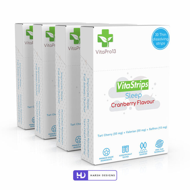 Vita Strips Dissolve Oral Strips 3D Product Packaging Visualization Harsh Designs 3D Modeling Packaging Service in India (13)