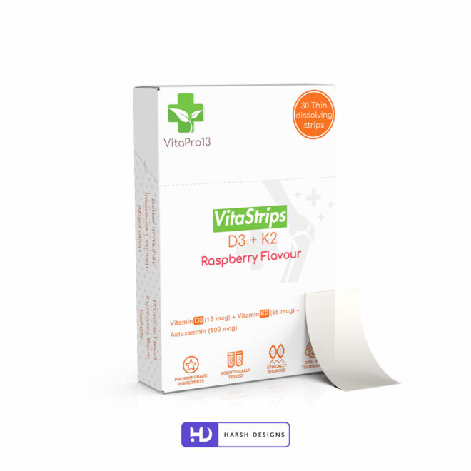 Vita Strips Dissolve Oral Strips 3D Product Packaging Visualization Harsh Designs 3D Modeling Packaging Service in India (4)