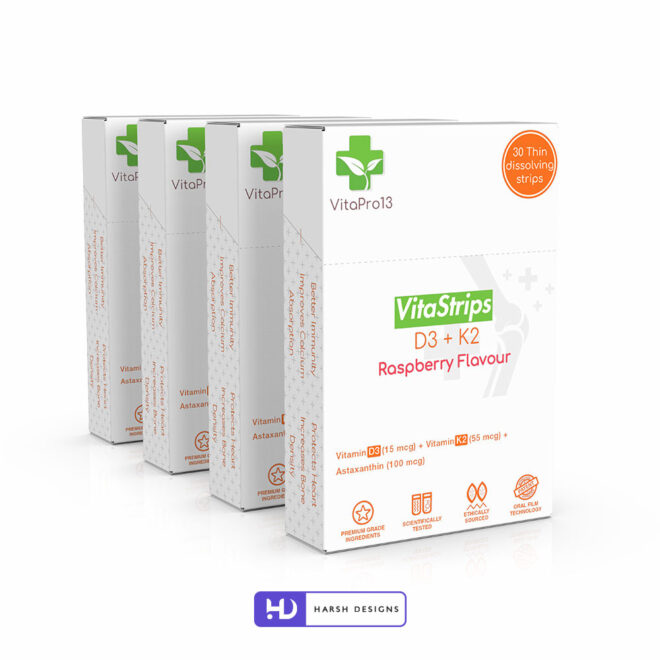 Vita Strips Dissolve Oral Strips 3D Product Packaging Visualization Harsh Designs 3D Modeling Packaging Service in India (5)