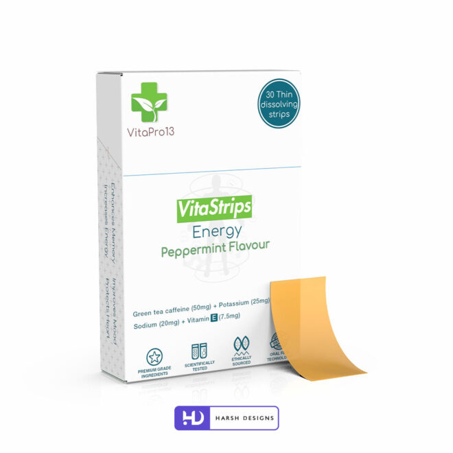 Vita Strips Dissolve Oral Strips 3D Product Packaging Visualization Harsh Designs 3D Modeling Packaging Service in India (6)