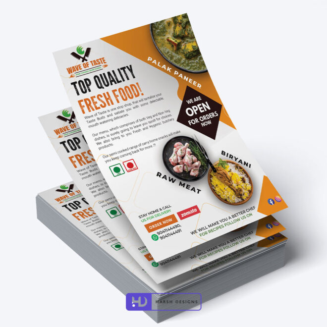 Wave Of Taste Brochure Design in Hyderabad – Brochure Design in Bangalore – Brochure Design in India – Catalogue Design in India